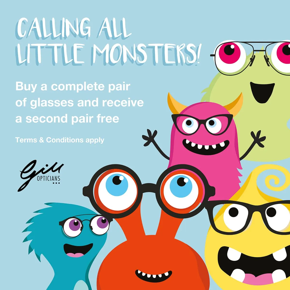 Roald Dahl Gobblefunk children's eyewear collection