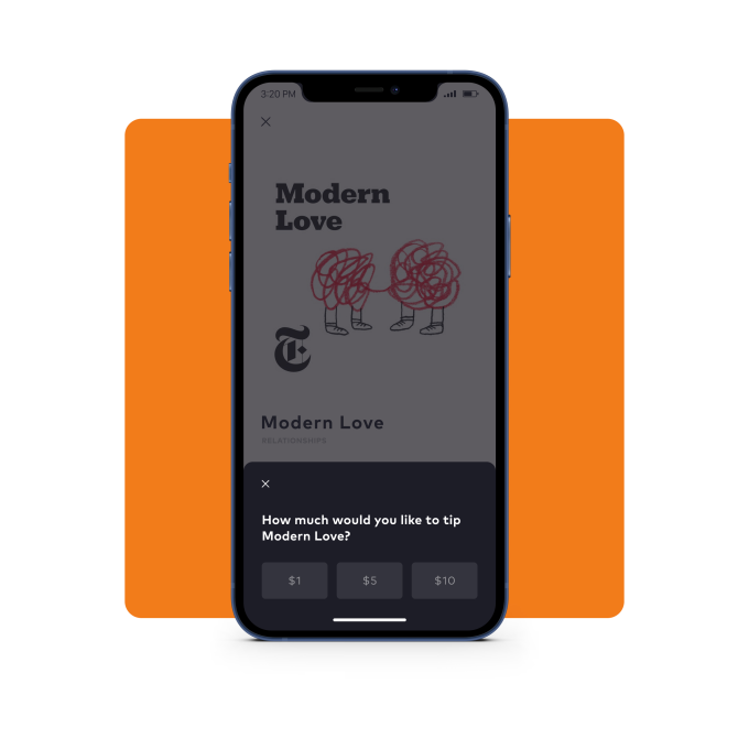 An image of an iPad showing a website Boring has created
