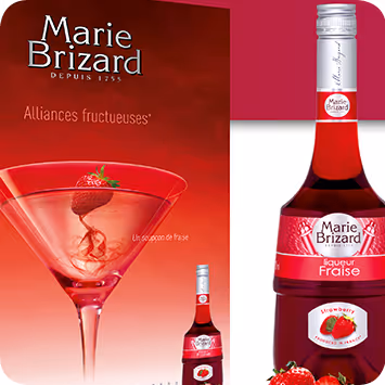 Website blog page featuring large 'Blogs' text, navigation menu, and previews of blog posts with abstract images and titles about design and development.