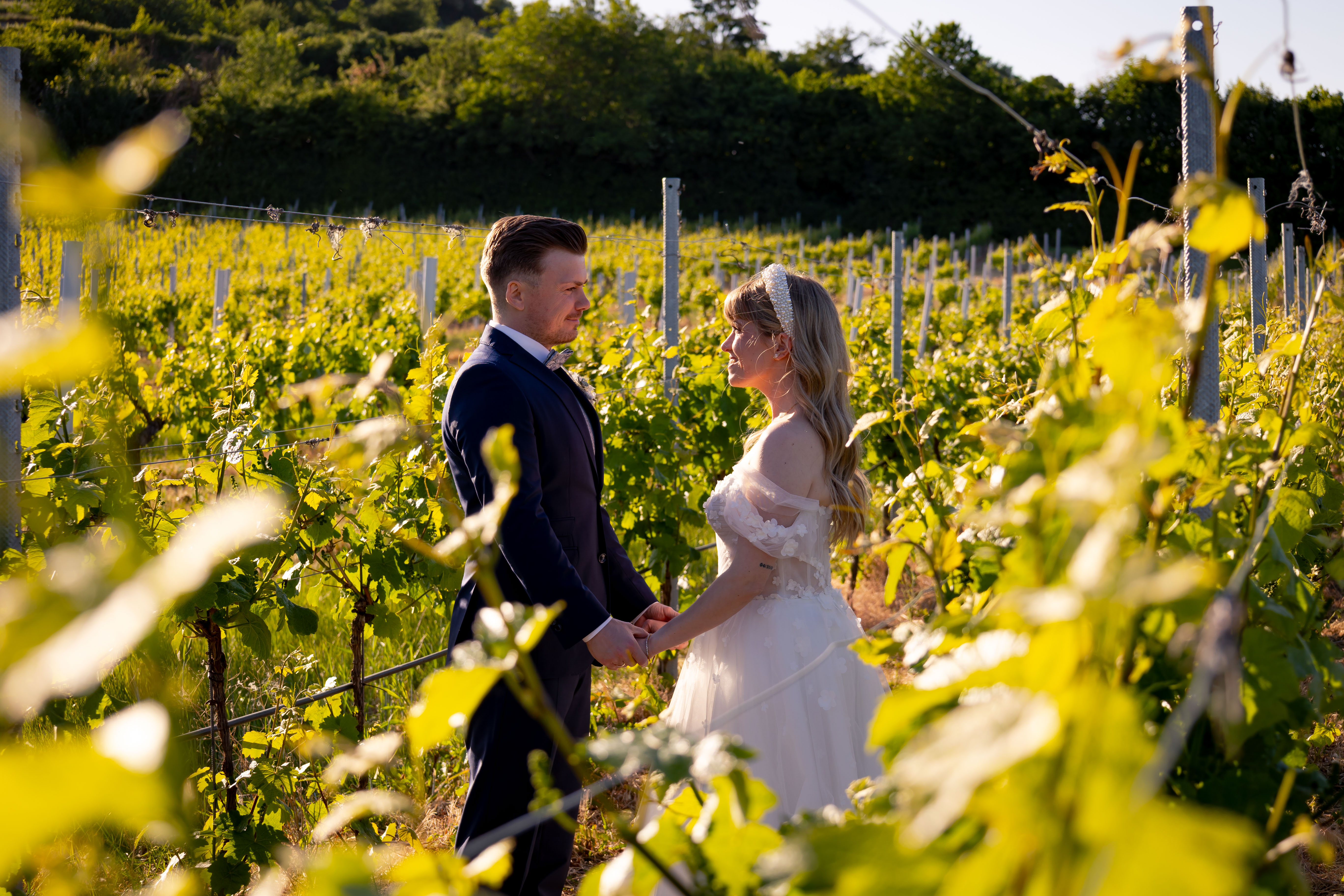 image of volunteer teaching children