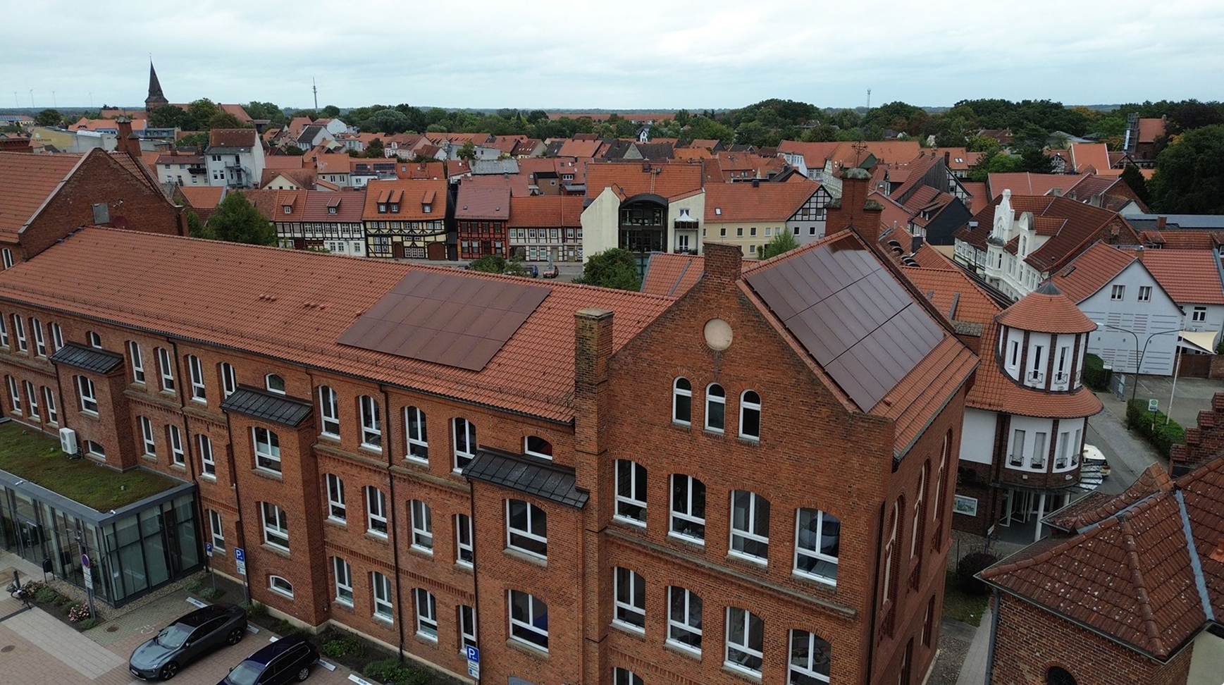 Aerial view of Salzwedel