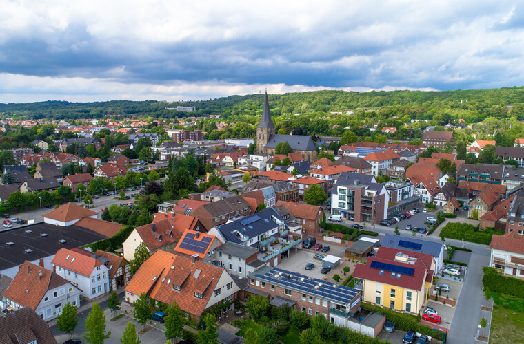 Aerial view of Salzwedel