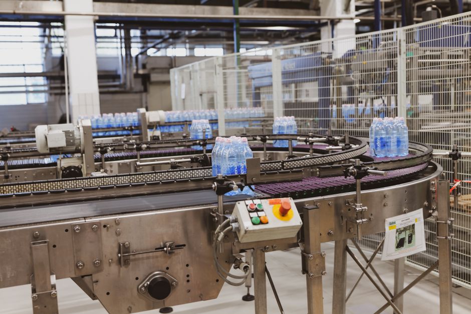 Ligne de conditionnement automatisée en fonctionnement
