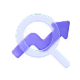 Digital icon of a purple wallet with a snap button.