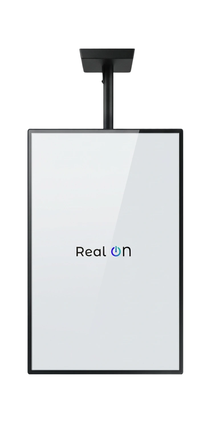 Wyświetlacz witrynowy Real ON - nowoczesna komunikacja wizualna digital signage Warszawa