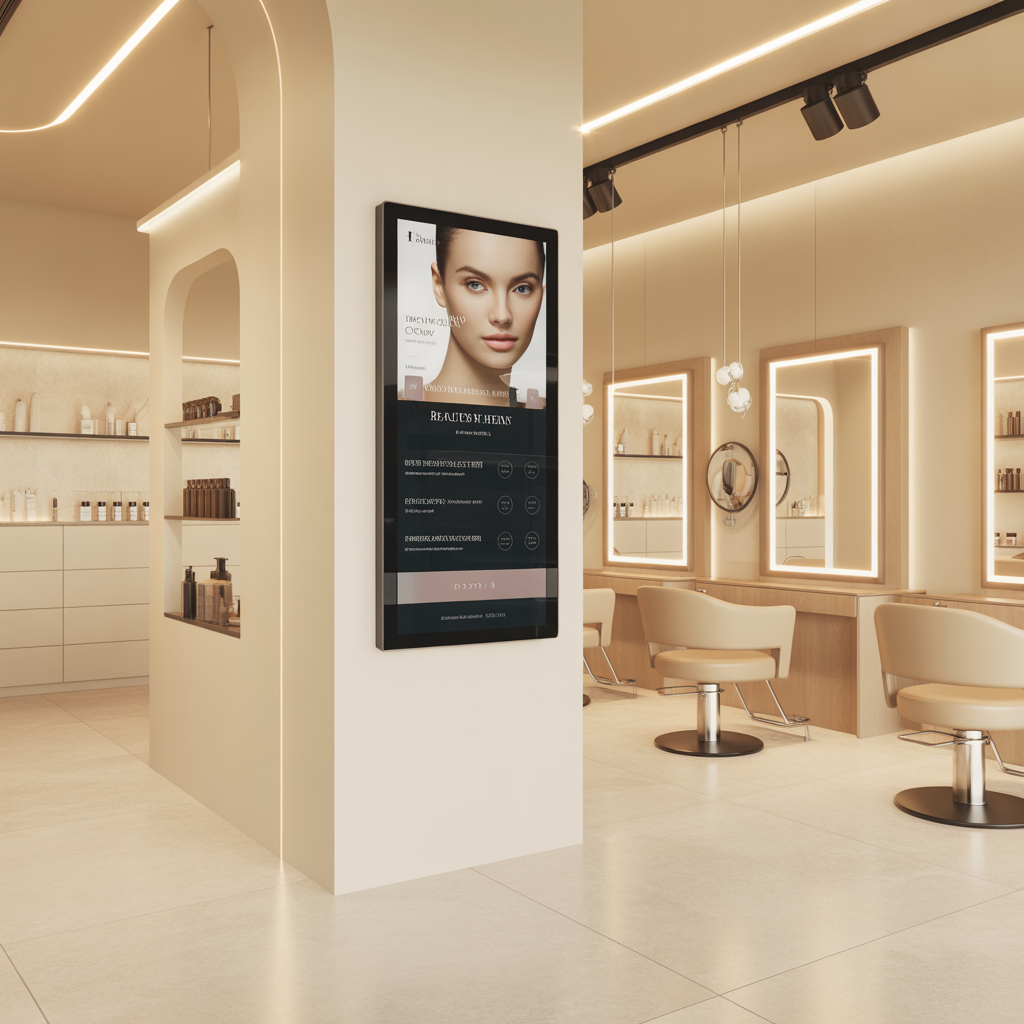 Ekran reklamowy Real ON w sklepie – digital signage do prezentacji oferty i promocji