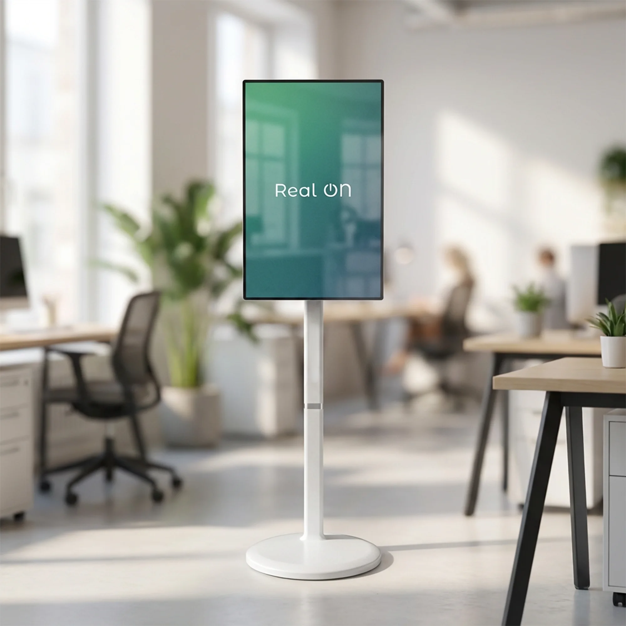 Monitor All in One marki Real ON - digital signage i wyświetlacze reklamowe premium Warszawa