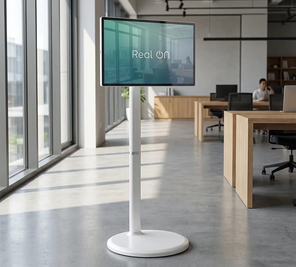 Monitor All in One marki Real ON - digital signage i wyświetlacze reklamowe premium Warszawa