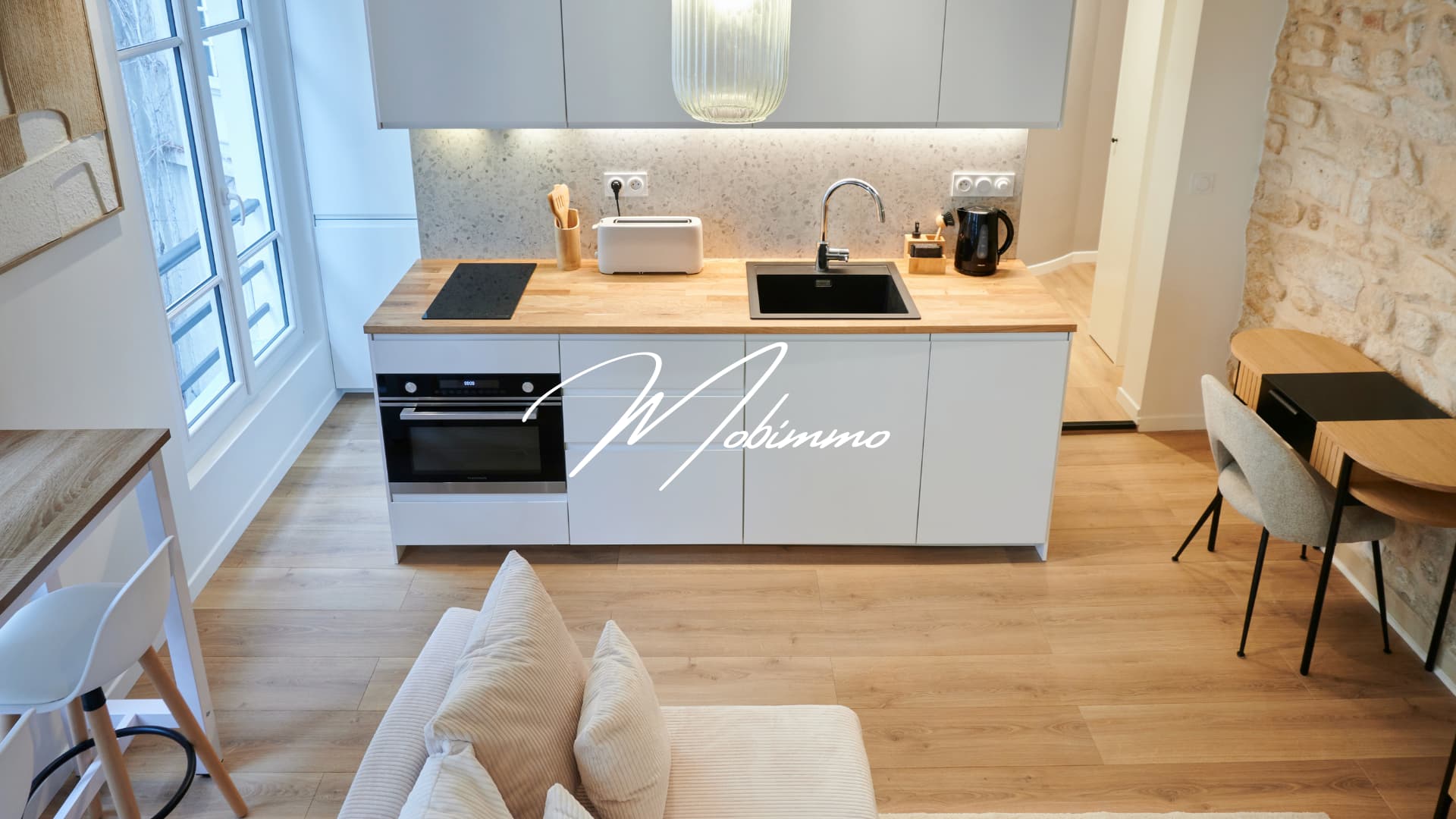 Aménagement intérieur Mobimmo pour investissement locatif rentable et durable