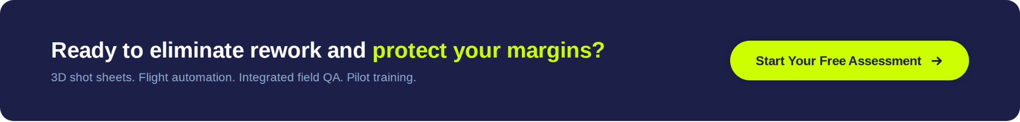 Detect Data Quality Program CTA — 3D shot sheets, flight automation, field QA, and pilot training for DSPs