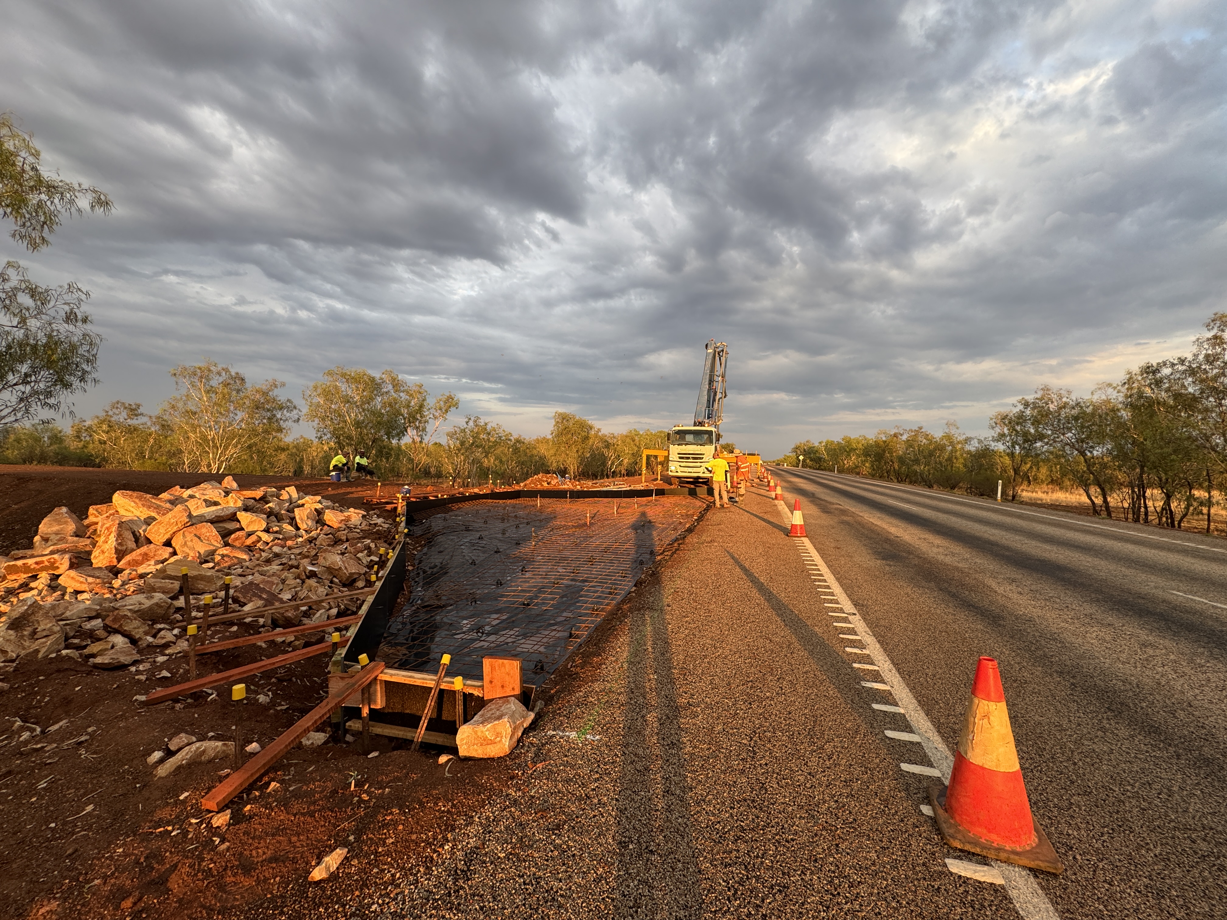 Willare Flood Levee Installation