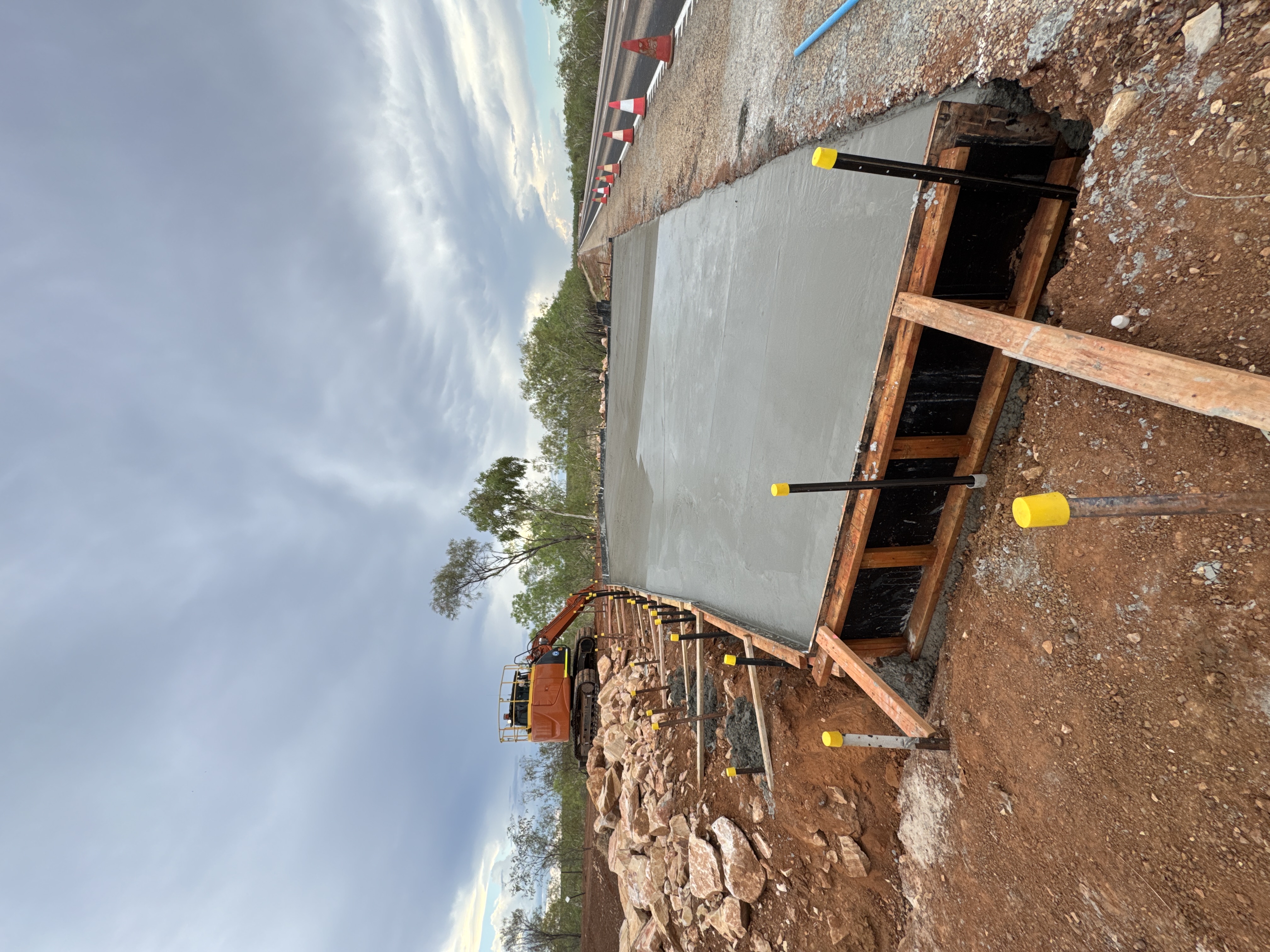 Willare Flood Levee Installation