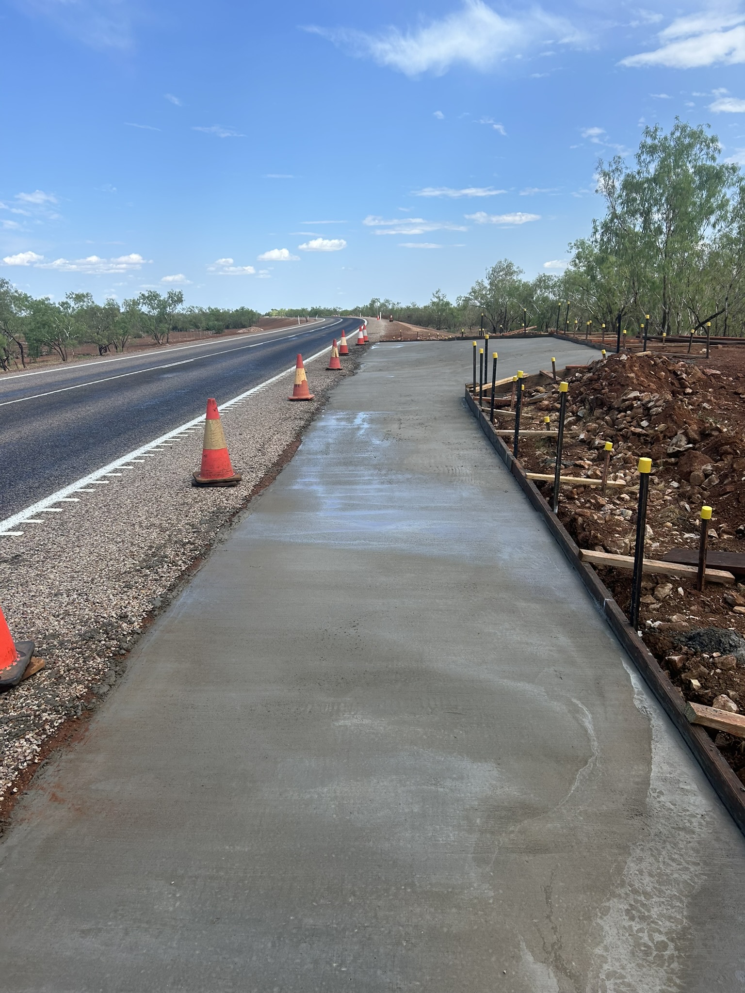 Willare Flood Levee Installation