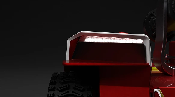 Render de um detalhe do Weta Agrobot.