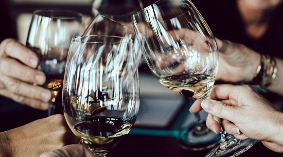 Photograph of a toast.