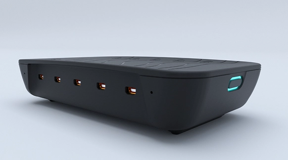 Render do Biosignals em perspetiva três-quartos.