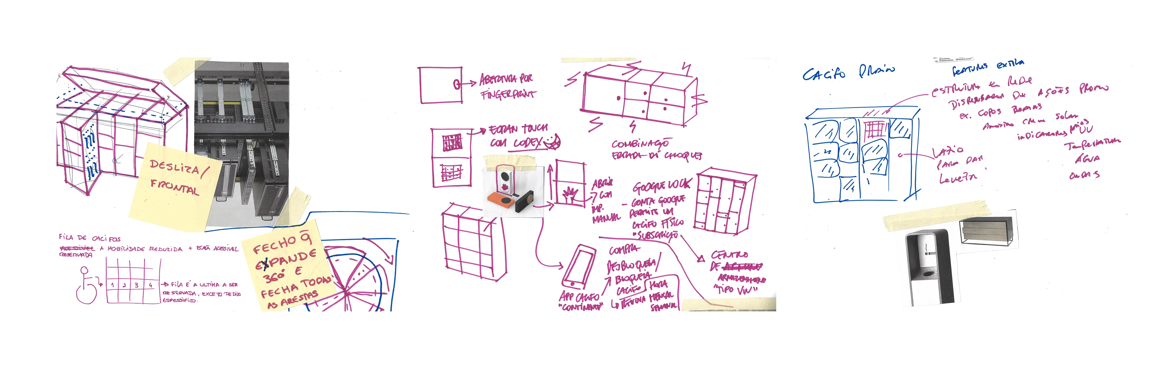 Sketches do projeto.