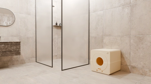 Render da Yarabox em conexto de casa de banho.