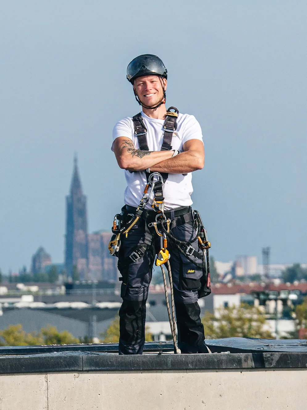 Frédéric KROPP, Co-fondateur de KOGITECH Strasbourg et cordiste chevronné de plus de 10 ans.