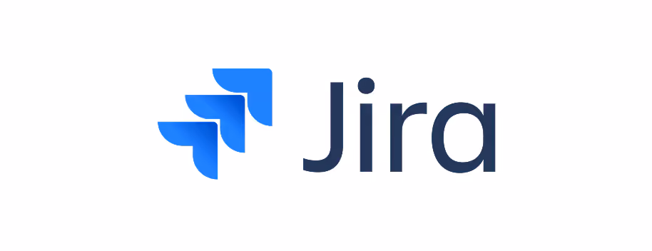 Jira brand logo with blue stylized shapes and the word Jira in dark blue text.