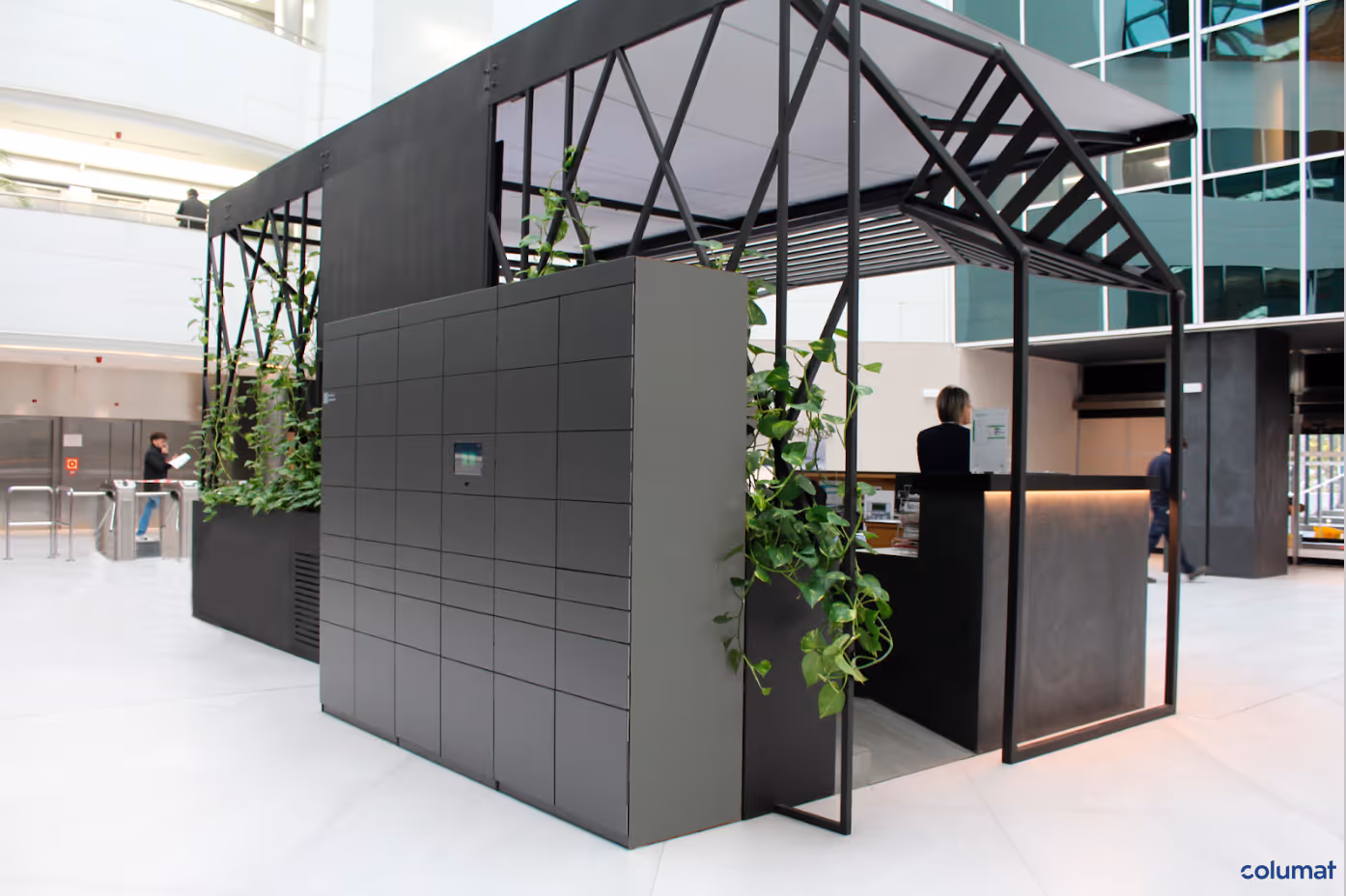 Smart locker system for residential buildings and coliving spaces