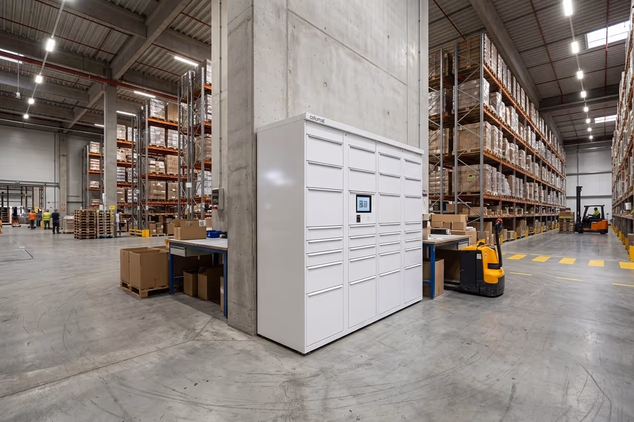Optimized industrial asset control with Columat Smart Lockers
