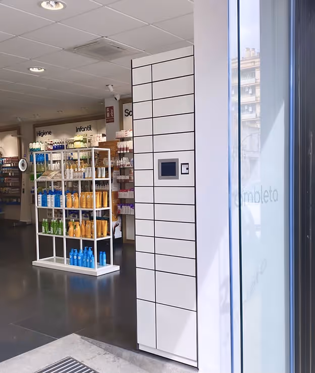 The Columat collection point allows for in-store collection, while saving time and unnecessary management costs.