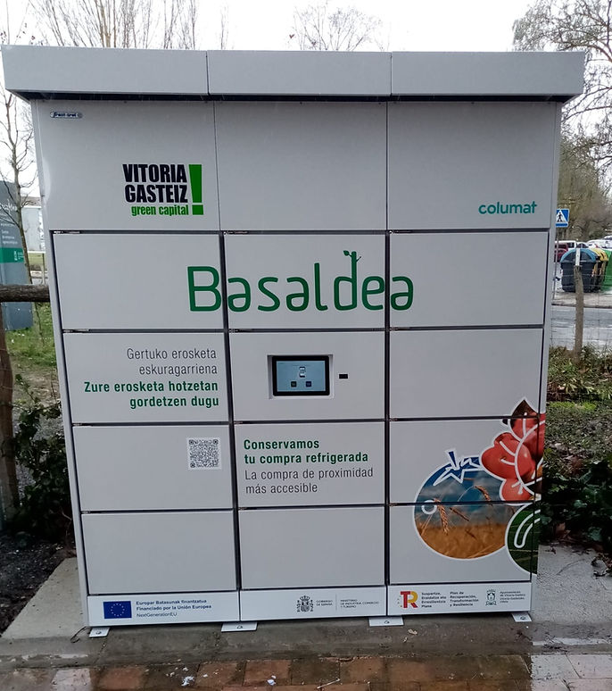 Smart Locker with temperature for the collection of refrigerated products.