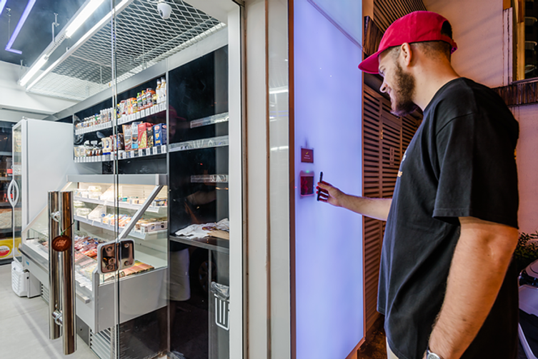 supermarket with technology in brazil columat