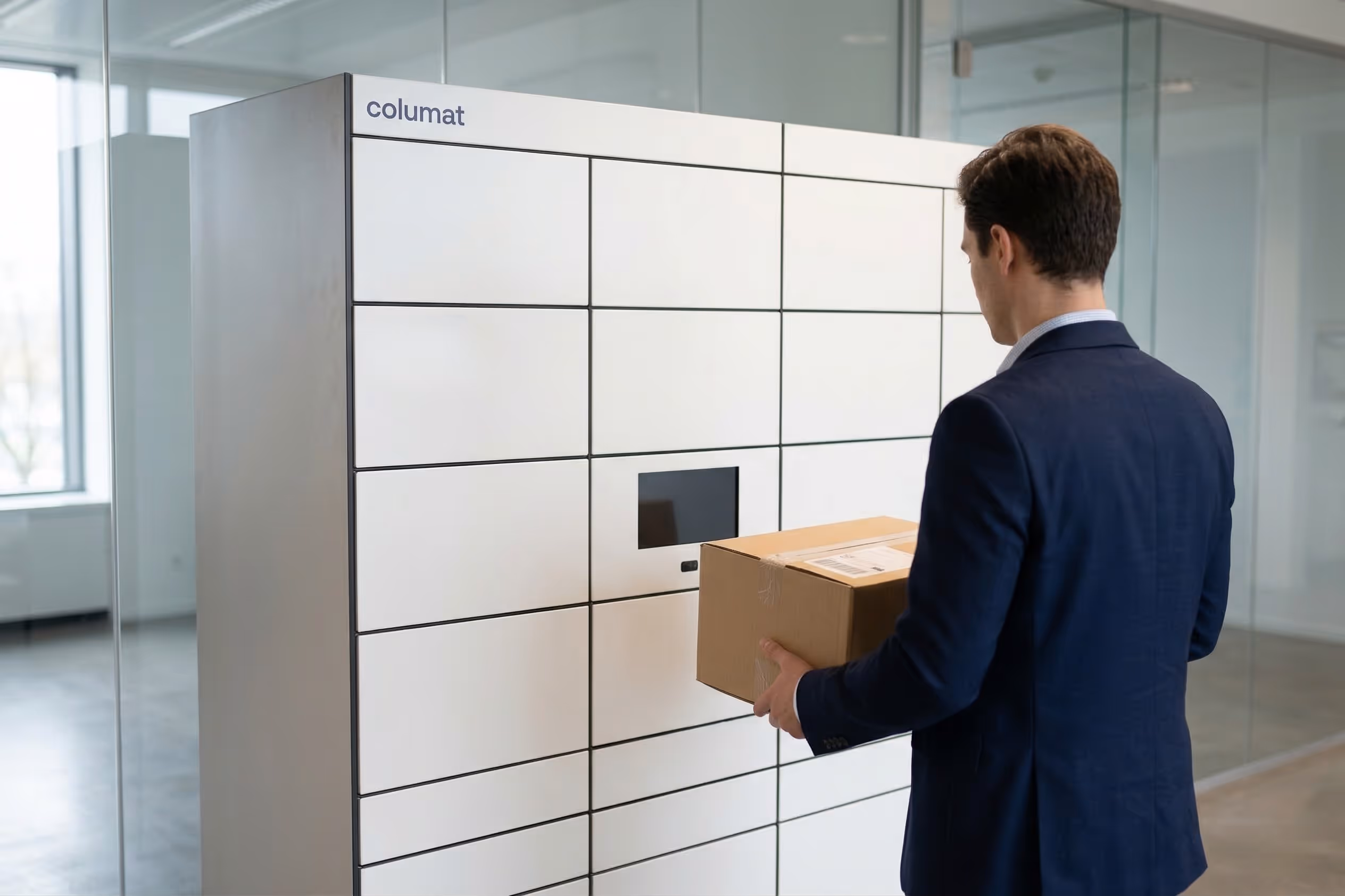 Gestión de paquetes a través de Columat Smart Locker para Ricoh