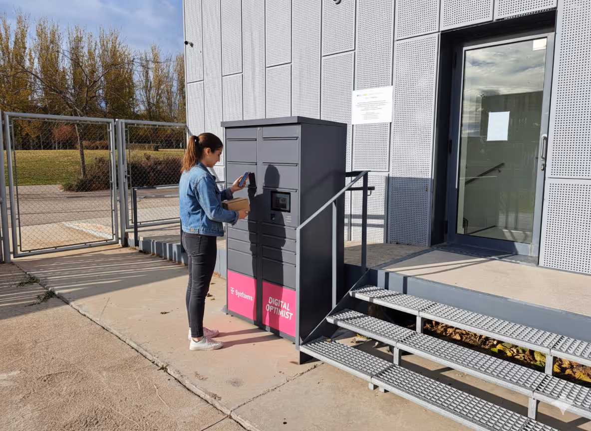 Recogida de paquetería en Smart Locker de T-Systems