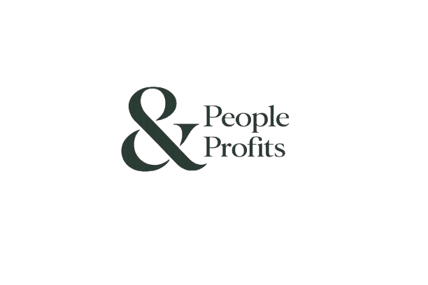 Logo with an ampersand symbol followed by the words 'People & Profits'.