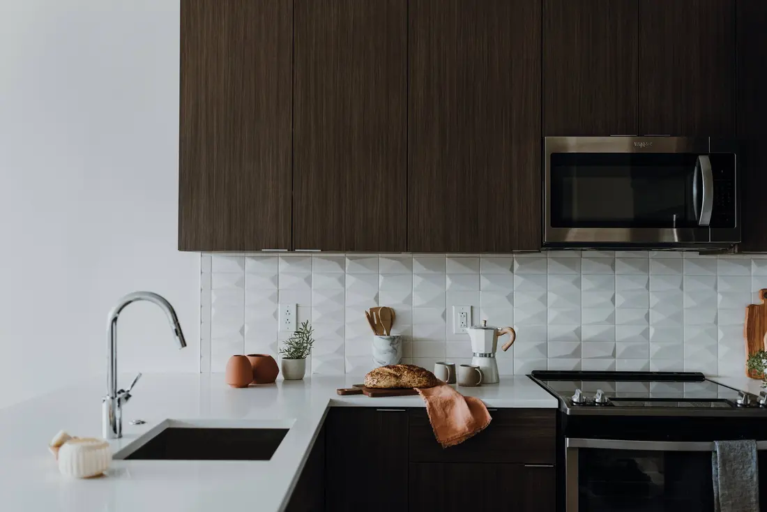 Upstairs at VAD, kitchen