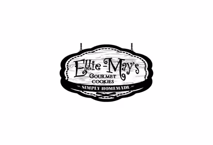 EllieMay black and white Logo