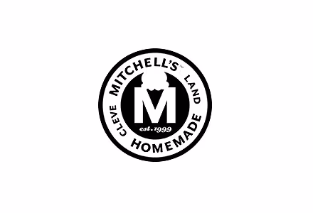 Mitchells black and white Logo