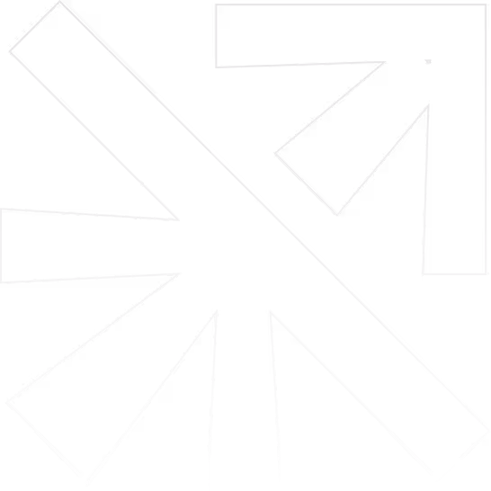 Icône avec une flèche pointant vers le haut à droite barrée par une ligne diagonale.