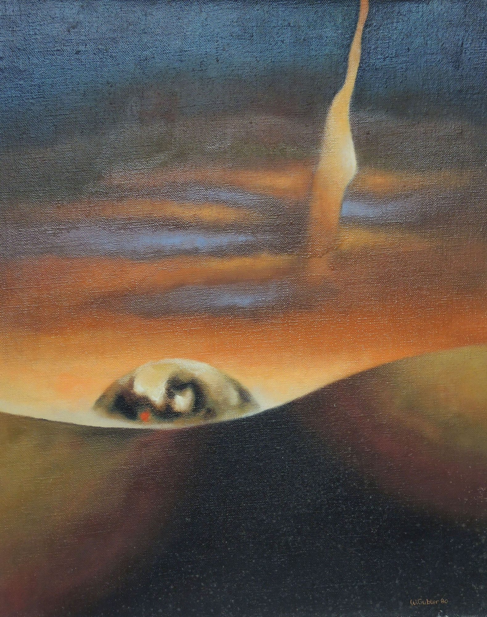 Der Blitz Oel/Leinwand 40/60 cm