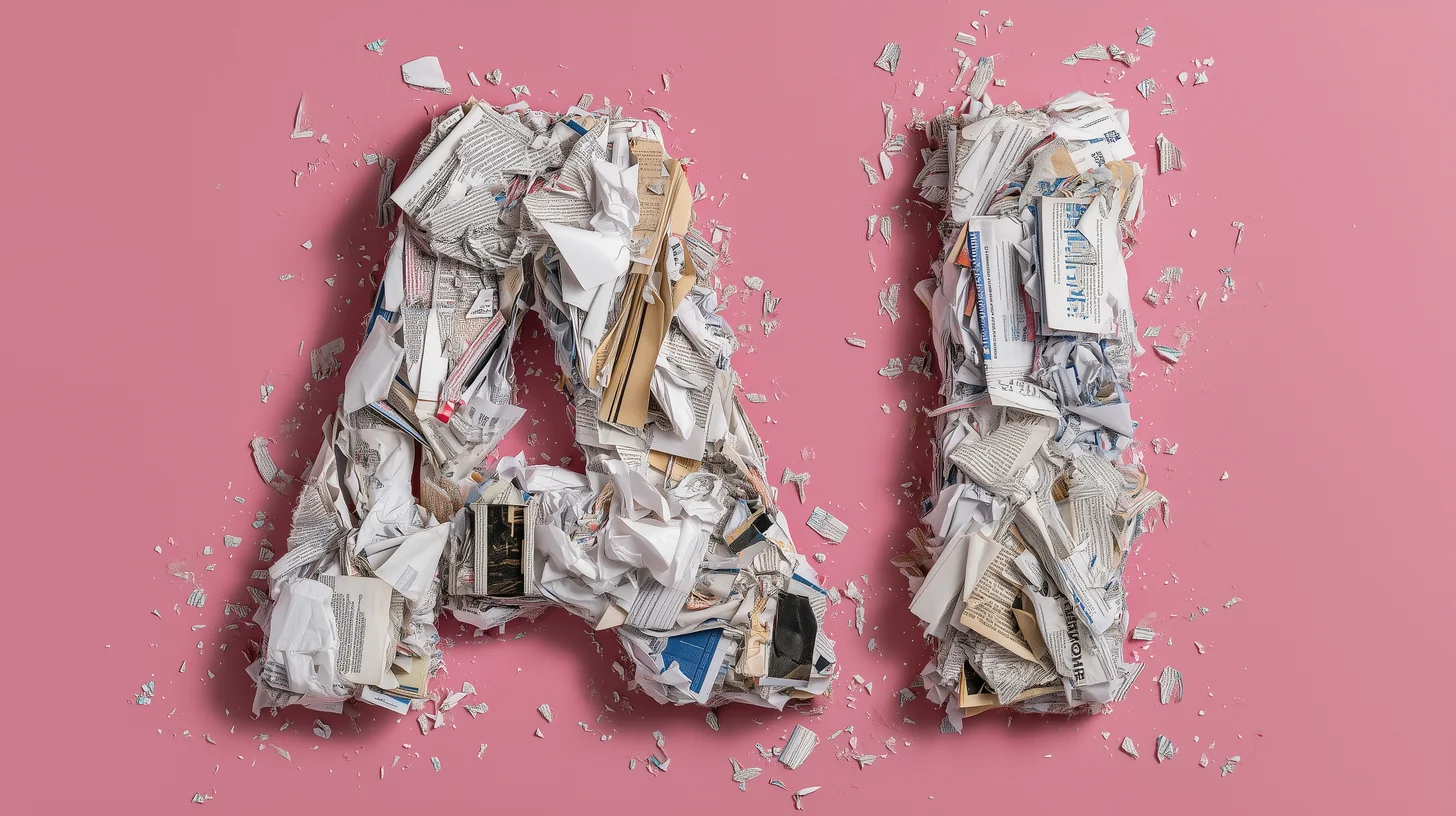 Ofis ortamında dijital ekranlar önünde ciddi görünen takım elbise giymiş iki kadın ve bir erkek.