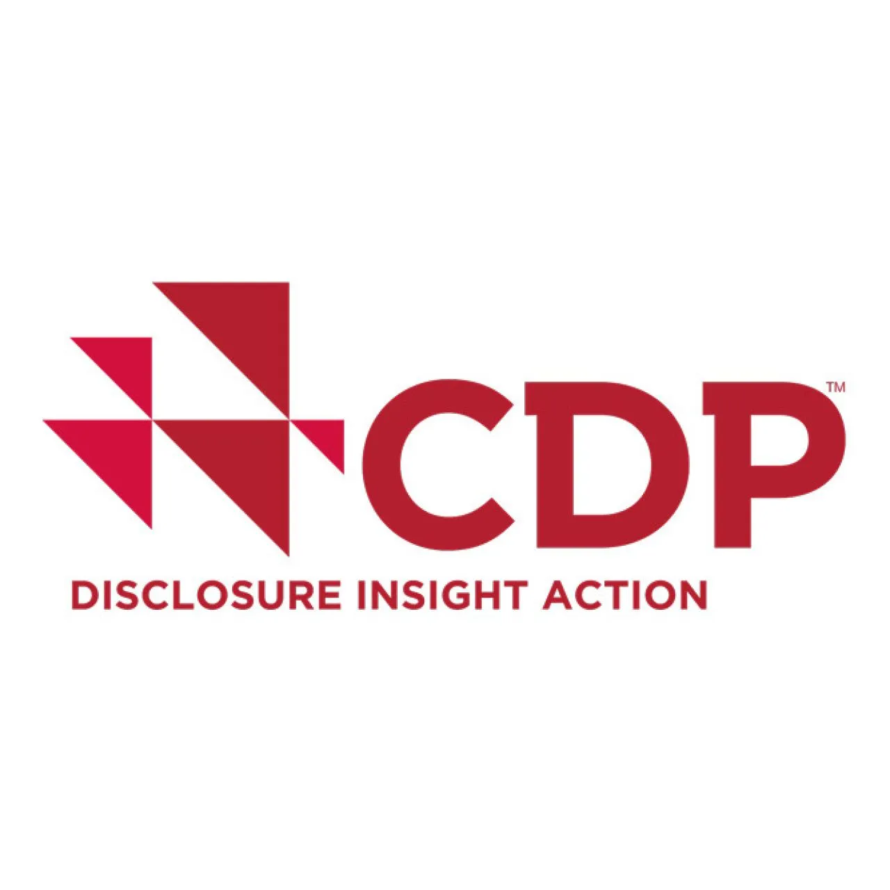 CDP-Logo mit den Worten Disclosure Insight Action in Rot.