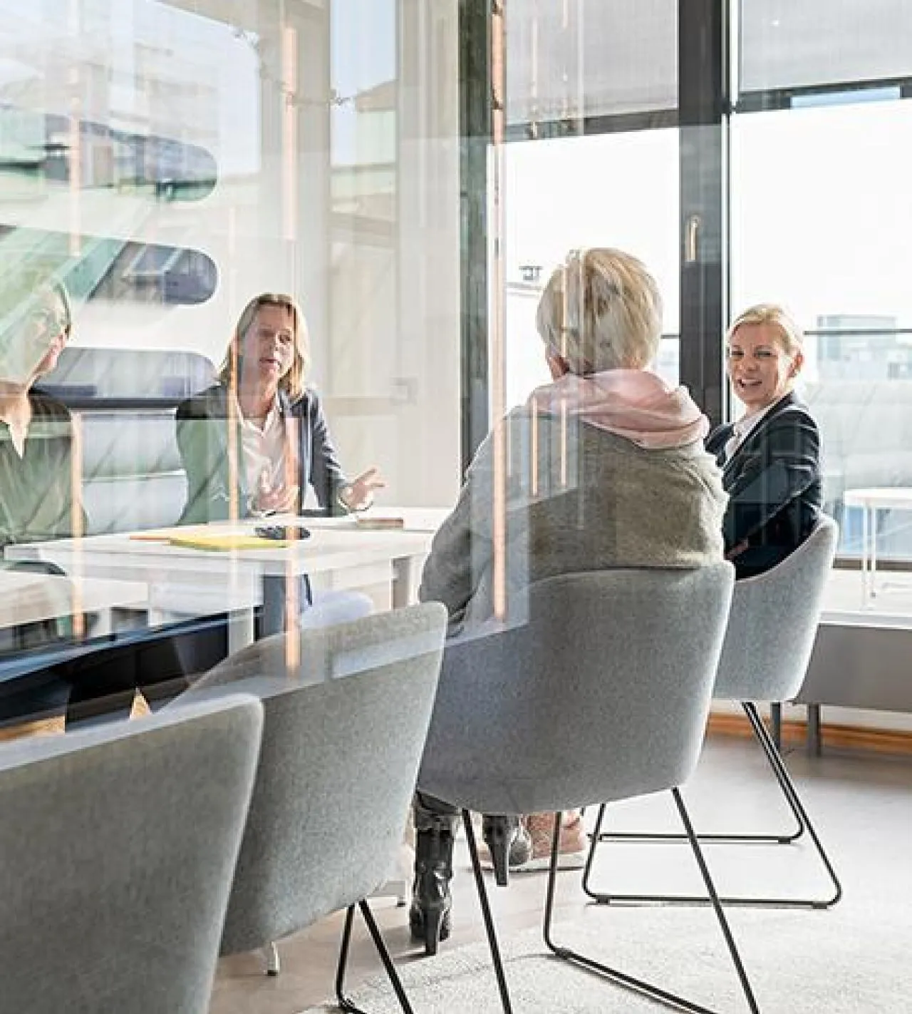 Menschen in einer Besprechung