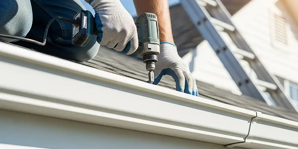 Professional Gutter Installation in Spring