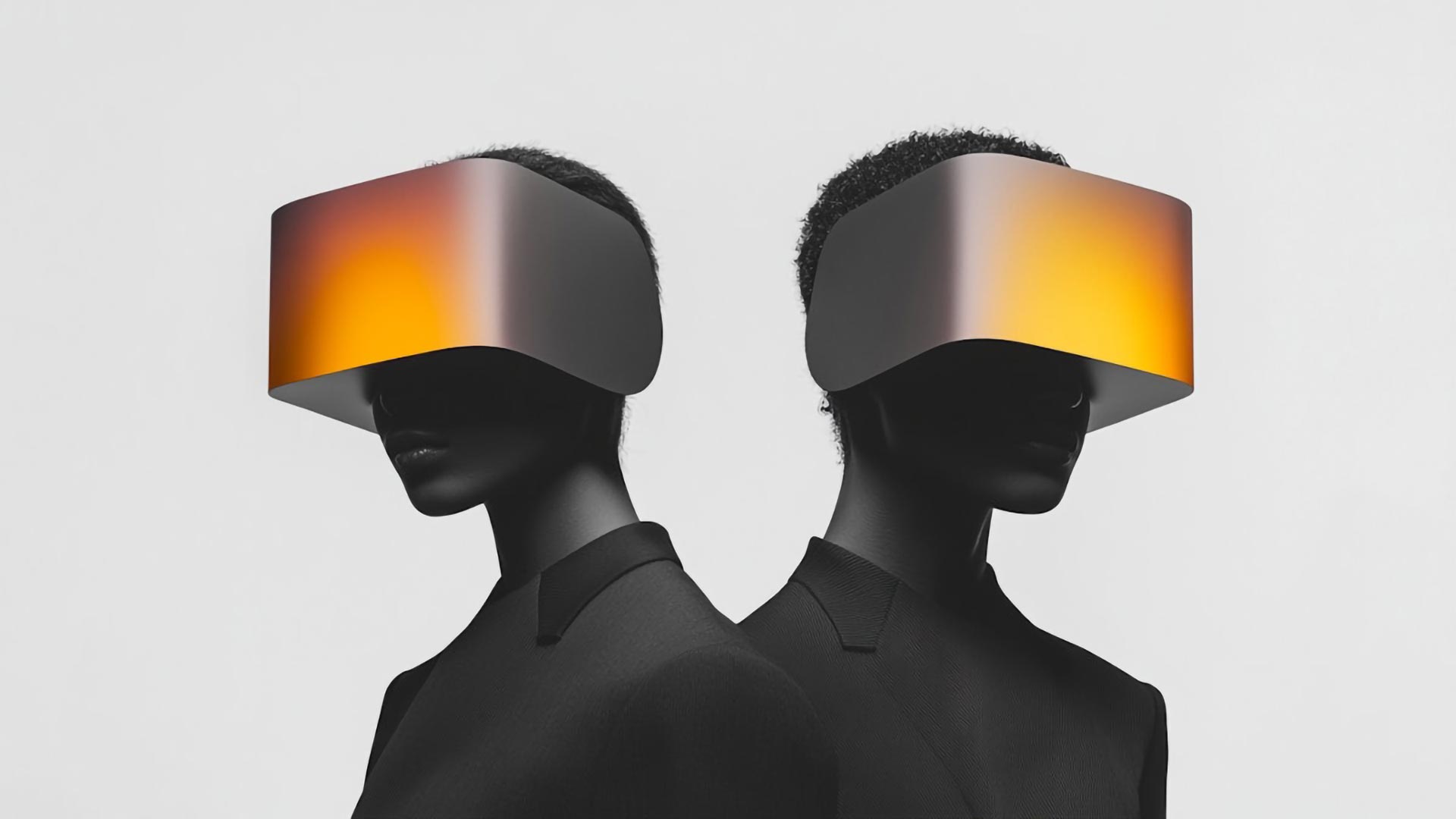 Two women in VR devices.