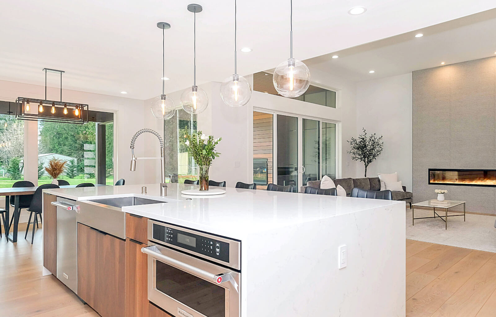 Residential renovation showcasing quality craftsmanship and attention to detail by Kadri Construction Inc.