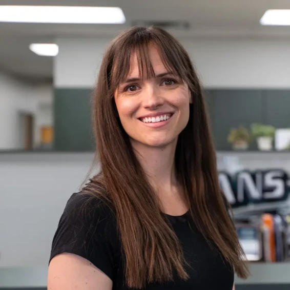 Alanna Reeves, the safety director at Trans-Motion Trucking