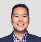 a man smiling