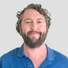 a man smiling