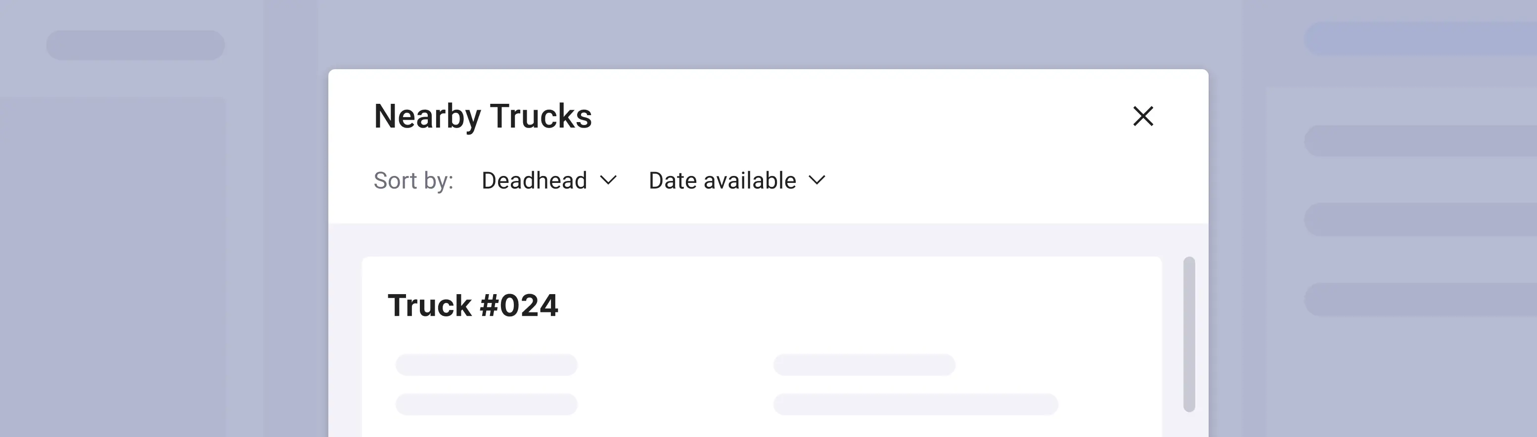 screenshot from alvys app
