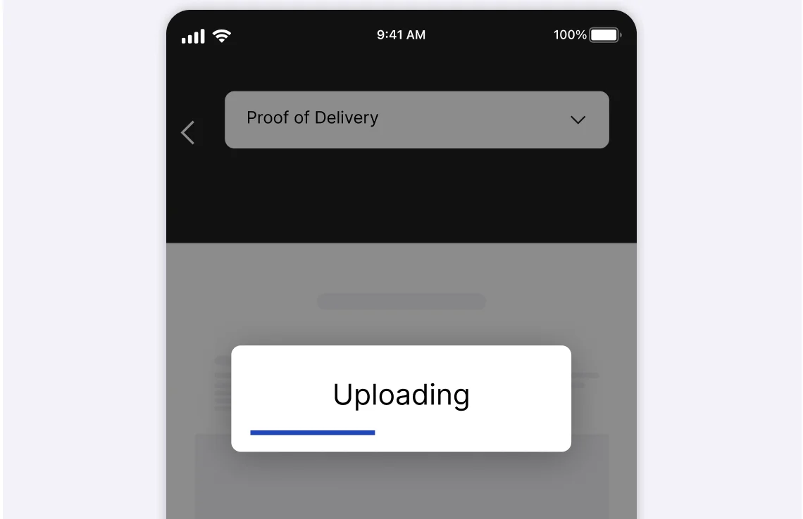 screenshot from alvys app