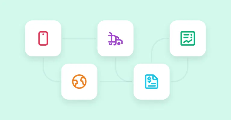 a set of icons