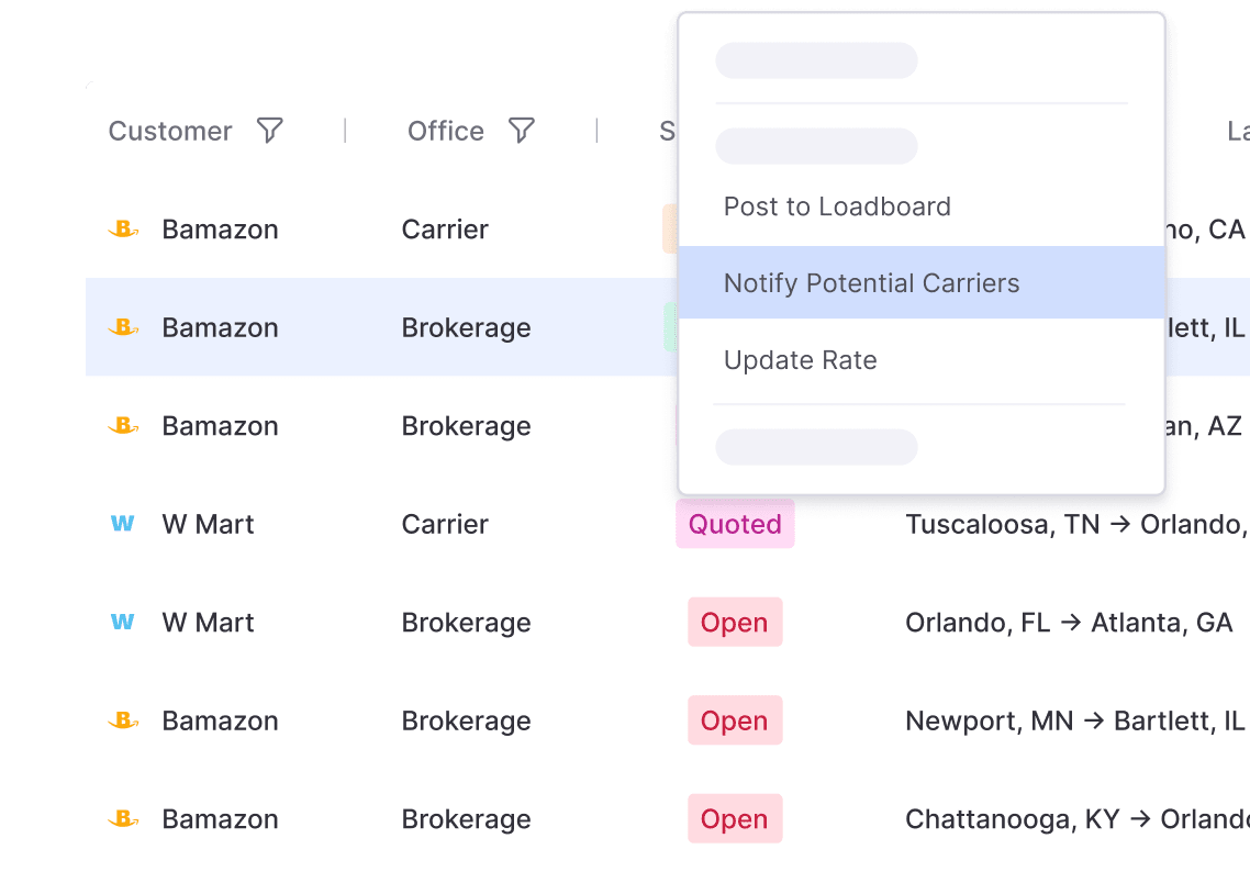 collect rates on the fly